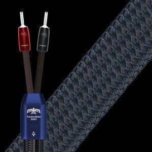 AudioQuest ThunderBird ZERO High-End Full Range Speaker Cable Pair - Premium Audio Cables for Home Theater & Hi-Fi Stereo Systems - Perfect for Audiophiles and Music Enthusiasts