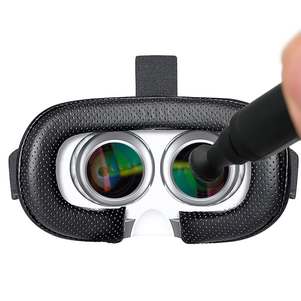 EYLIN Lens Cleaning Pen Pro with Brush - Compatible with Meta/Oculus Quest 2, Rift S, HTC Vive Pro, Valve Index, PS4 VR Headsets, DJI Drones, Microsoft HoloLens, Cameras & Optical Lenses - Remove Dust & Fingerprints - Perfect for VR Gaming, Drone Photography & Lens Maintenance