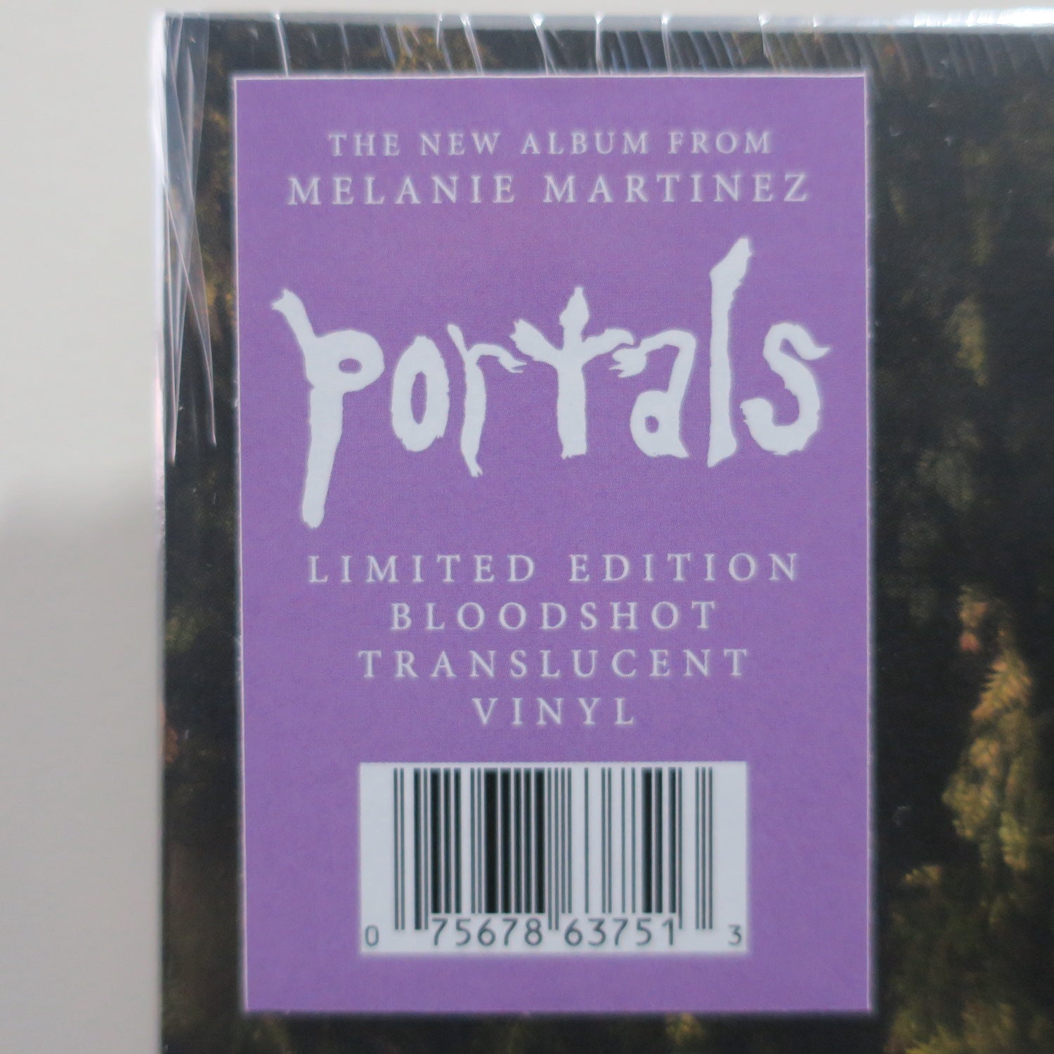 Melanie Martinez 'Portals' Bloodshot Translucent Vinyl LP Record - Limited Edition Collectible for Music Lovers & Vinyl Enthusiasts, Perfect for Home Decor & Gift Giving