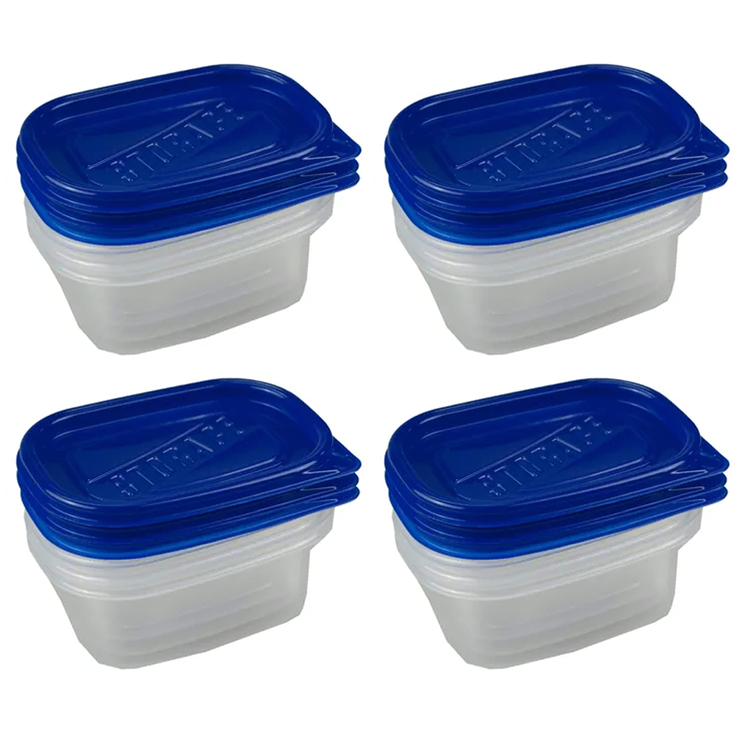 12-Piece Small Food Storage Containers Set - BPA-Free, Microwave & Freezer Safe, 9.5oz Reusable Meal Prep Containers for Lunch, Leftovers & Snacks - Perfect for Home, Office & On-the-Go Use