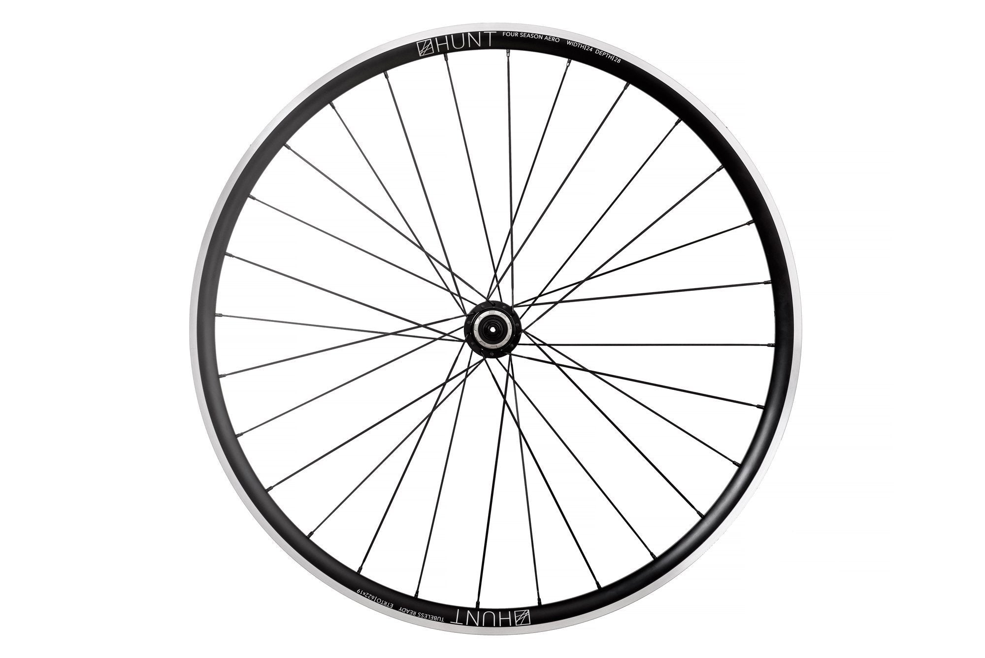 HUNT 4 Season Aero Wheelset - Lightweight Carbon Road Bike Wheels for All-Weather Cycling | Perfect for Road Racing, Triathlon & Training