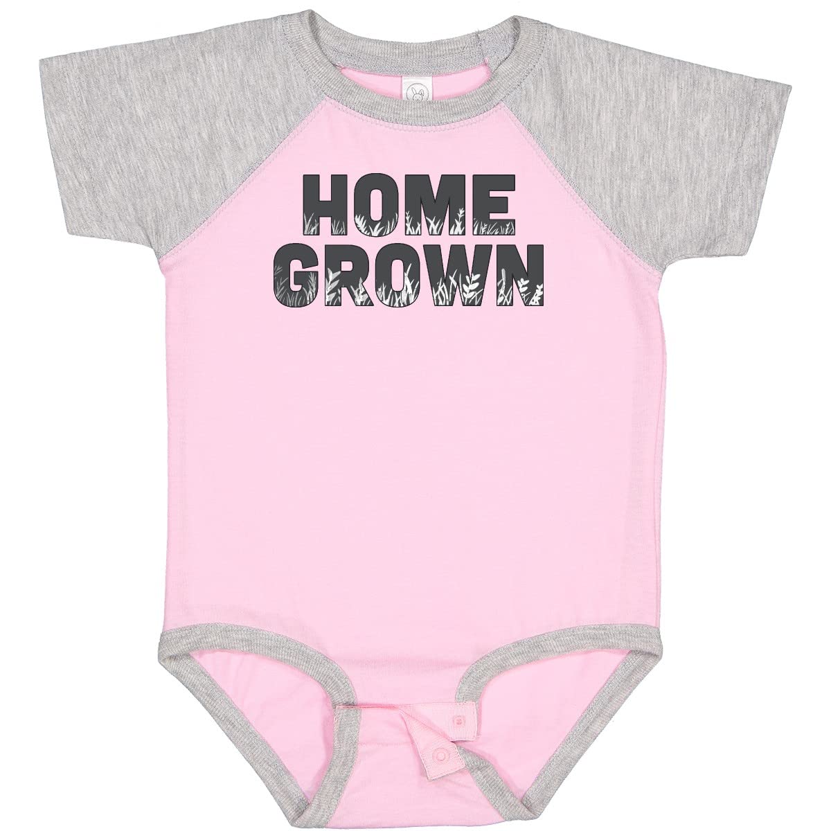 Inktastic Home Grown Baby Bodysuit - 100% Cotton Cute Infant Onesie for Newborns & Toddlers - Perfect for Family Photos, Playdates & Everyday Wear