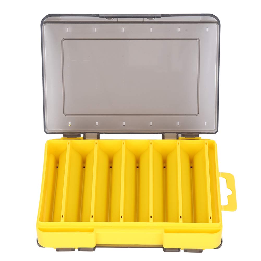Keenso PVC Fishing Lure Hook Tackle Box - Portable Waterproof Storage Case for Fishing Accessories - Perfect for Bass, Trout, and Saltwater Fishing Trips