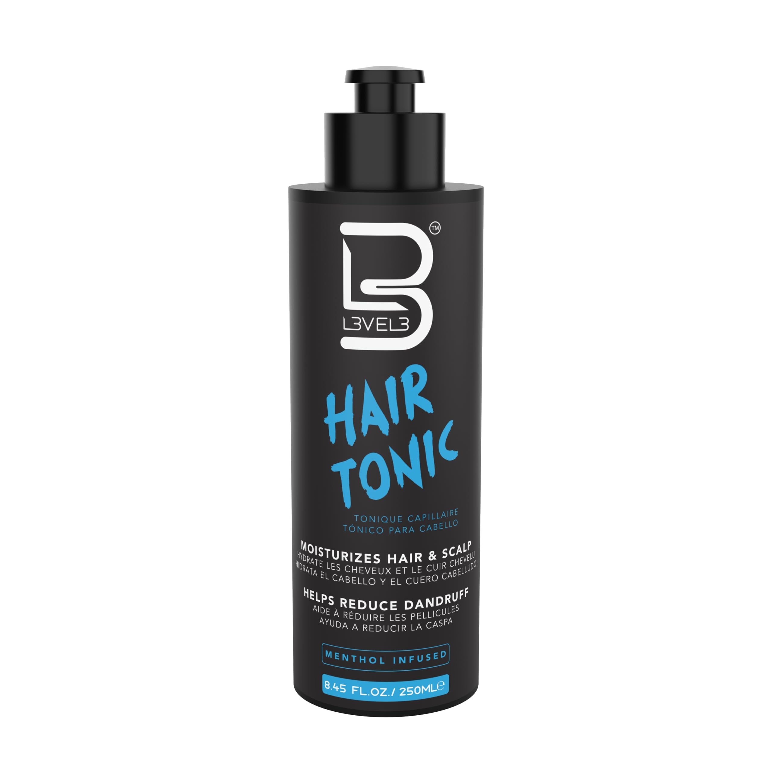 L3 Level 3 Hair Tonic for Women & Men - Hair Growth Serum with Natural Extracts - Volumizing & Shine Enhancing Treatment for Thicker, Healthier Hair - Perfect for Daily Use, Styling & Damaged Hair Repair