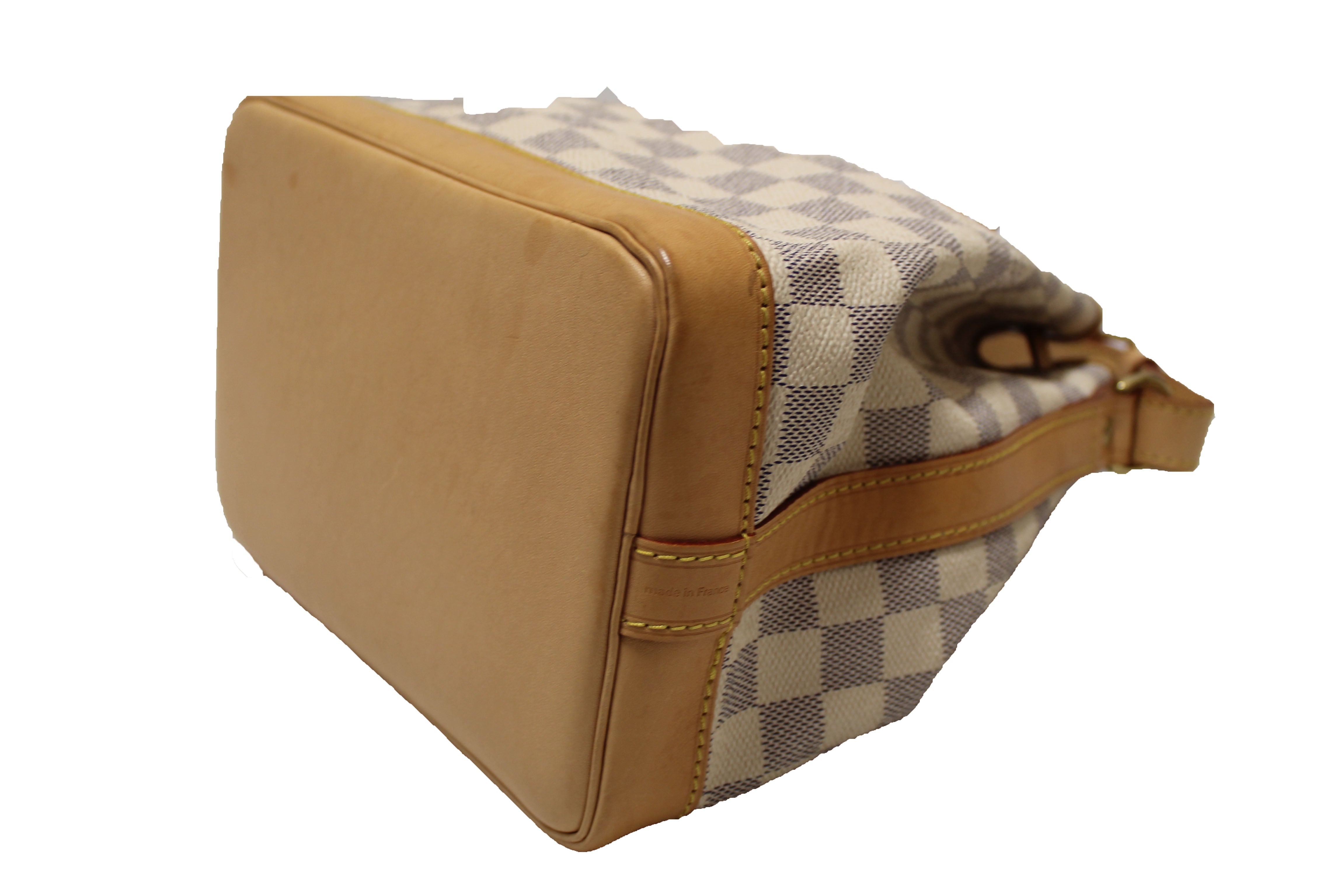 Authentic Louis Vuitton Damier Azur Noe BB Crossbody Bag - Stylish Designer Handbag for Women, Perfect for Work, Travel & Everyday Use