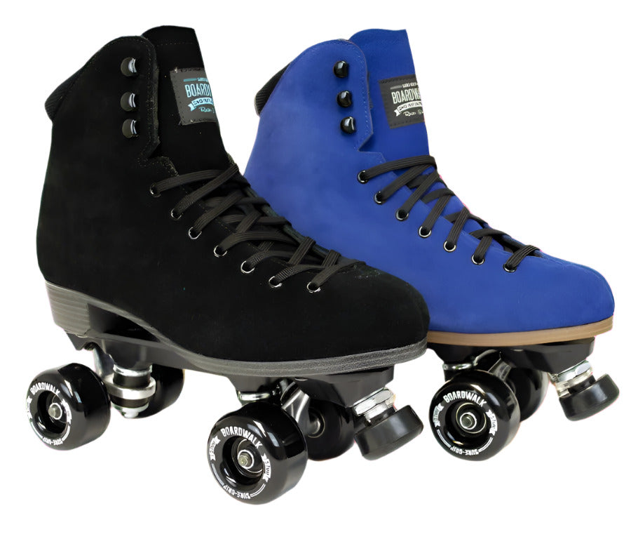 Sure Grip Boardwalk PLUS+ Roller Skates for Women & Men - Outdoor & Indoor Quad Skates with Lightweight Aluminum Plate - Perfect for Rink, Park, Trail & Street Skating