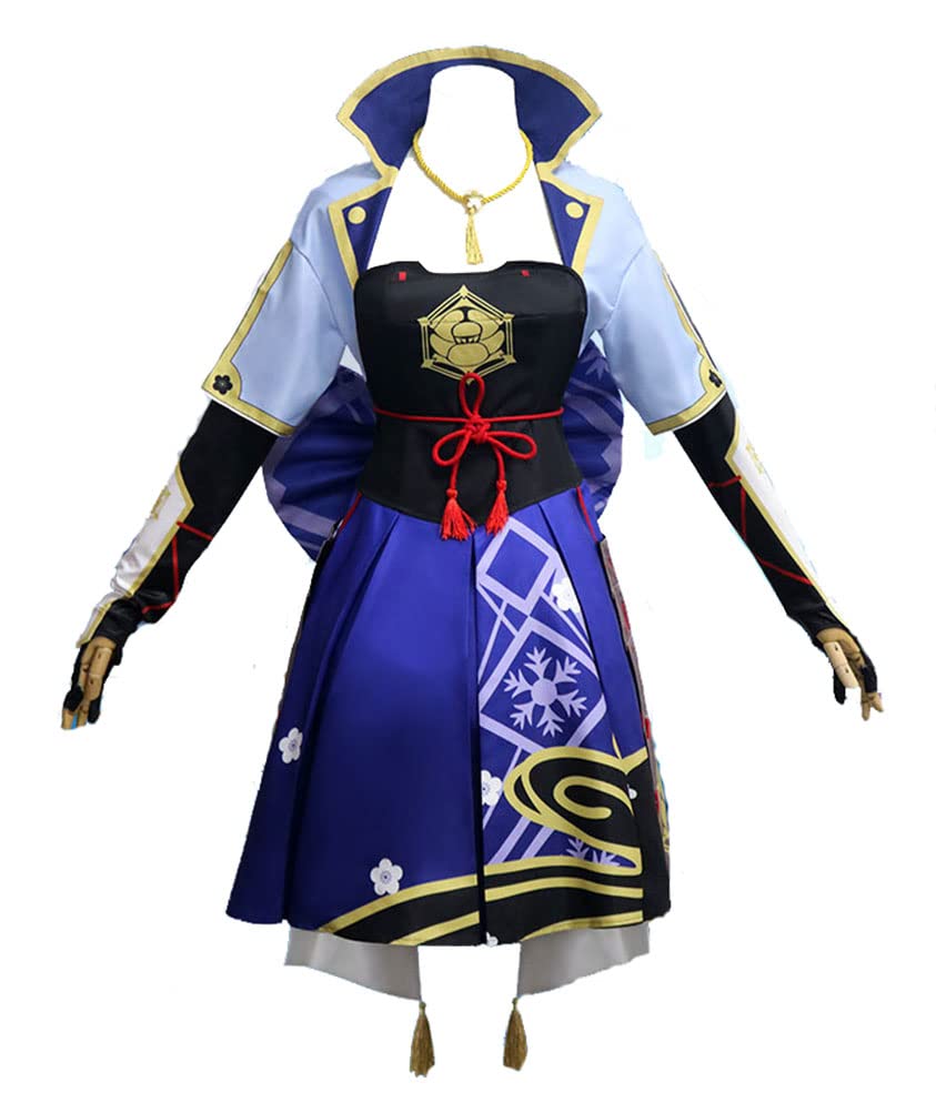 Genshin Impact Kamisato Ayaka Cosplay Dress - Anime Character Costume for Women | Perfect for Conventions, Halloween & Cosplay Events