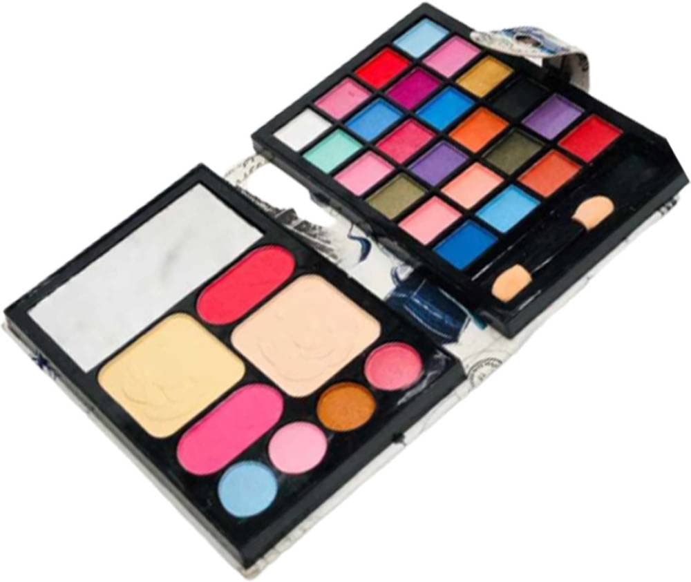 Fozzby Kids Makeup Kit for Girls - 5 Piece Makeup Brush Set & 6 Sponge Puffs (3 Pack) | Perfect for Birthday Gifts, Dress-Up Play, and Pretend Play Makeup