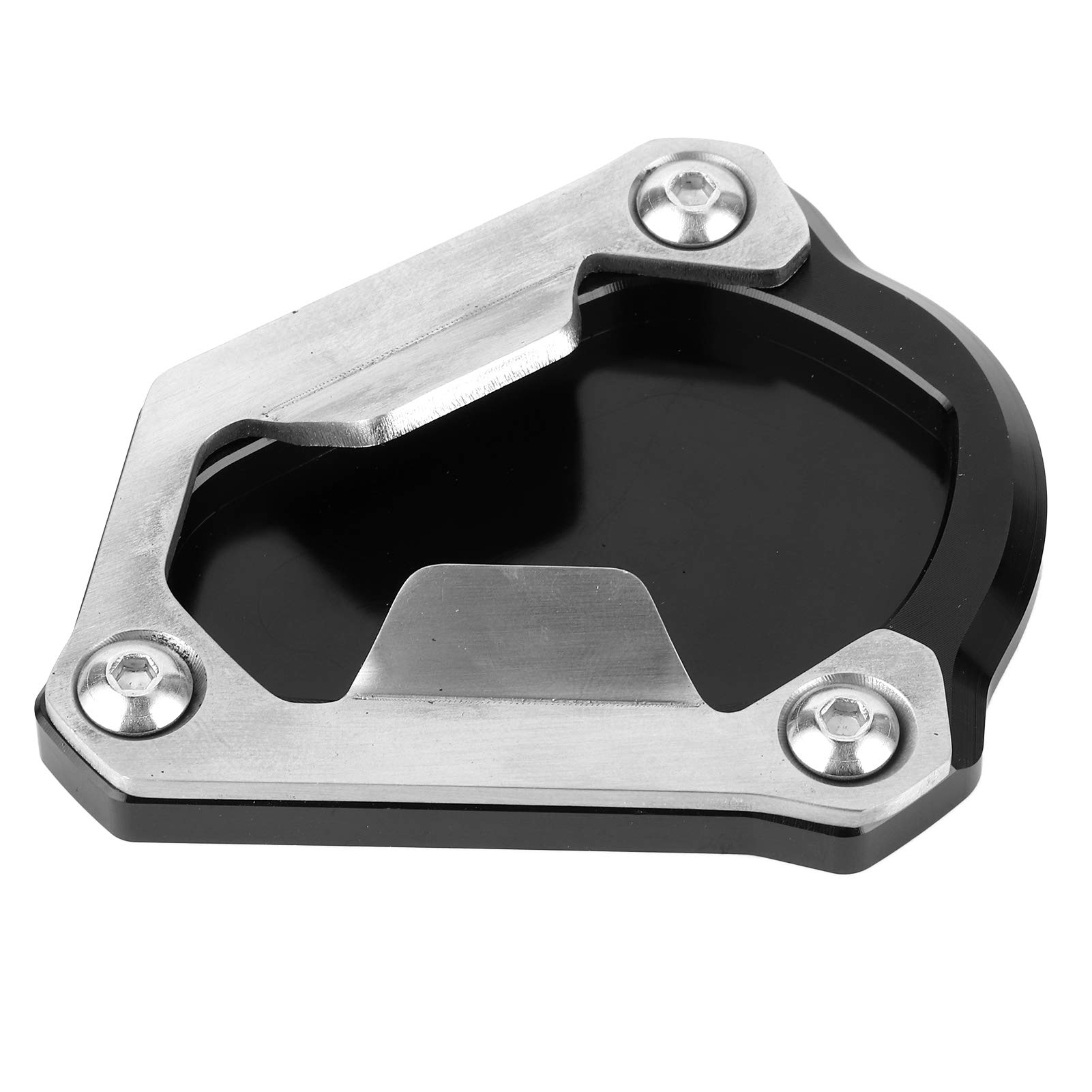 Motorcycle Kickstand Extension Pad - KSP-137-BLK Side Stand Support Plate for Triumph Scrambler 1200XC 1200XE (2019-2020) | Prevent Sinking on Soft Ground & Protect Pavement | Ideal for Parking on Grass, Sand or Gravel Surfaces