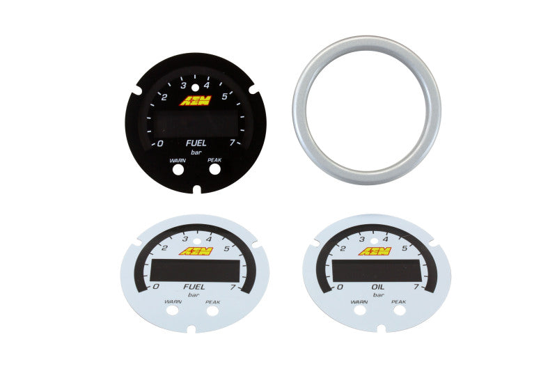 AEM X Series Pressure Gauge Accessory Kit - Complete Set for Performance Tuning & Engine Monitoring | Perfect for Automotive, Racing & Industrial Applications