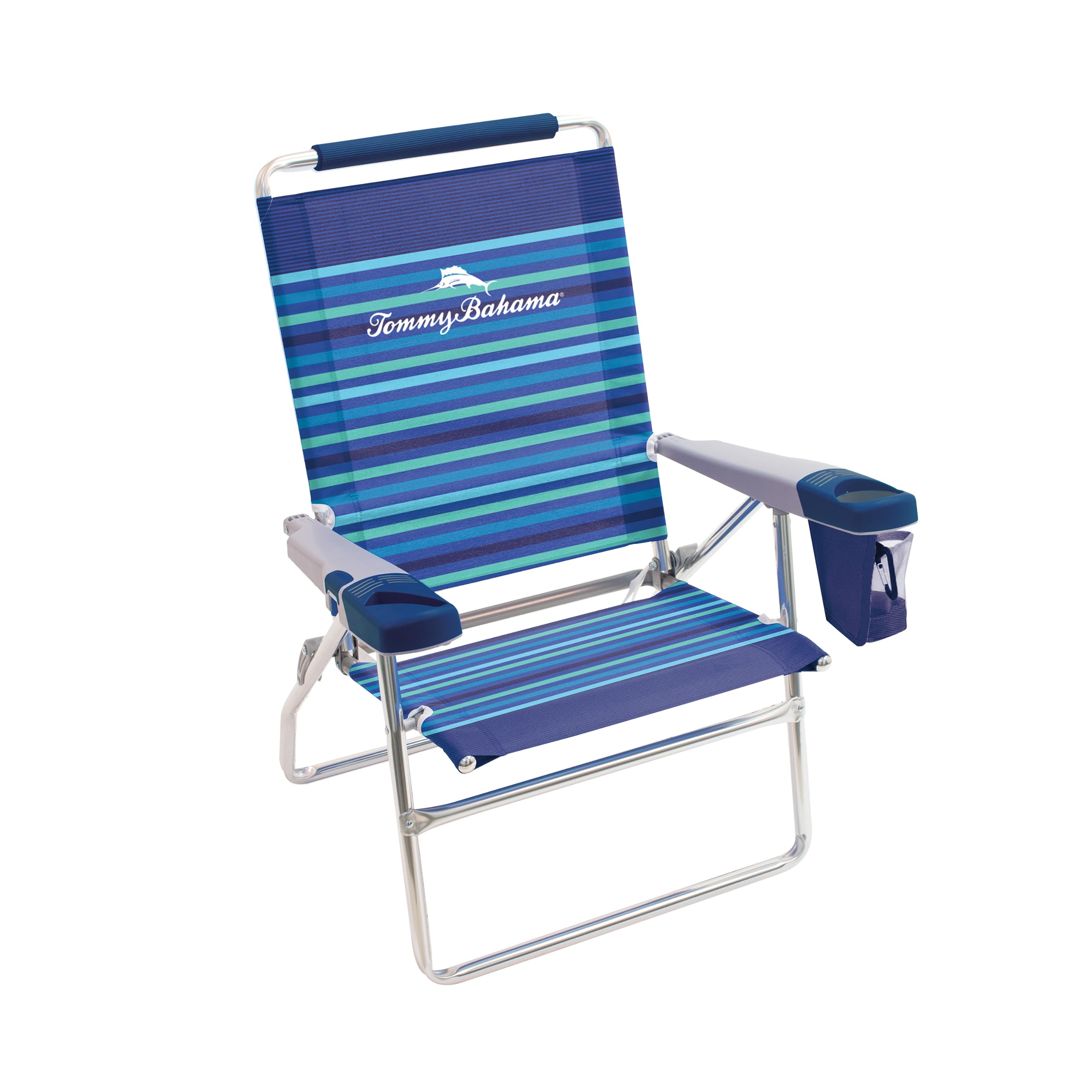 Tommy Bahama 2-Pack Highboy 4-Position Adjustable Beach Chairs with 15