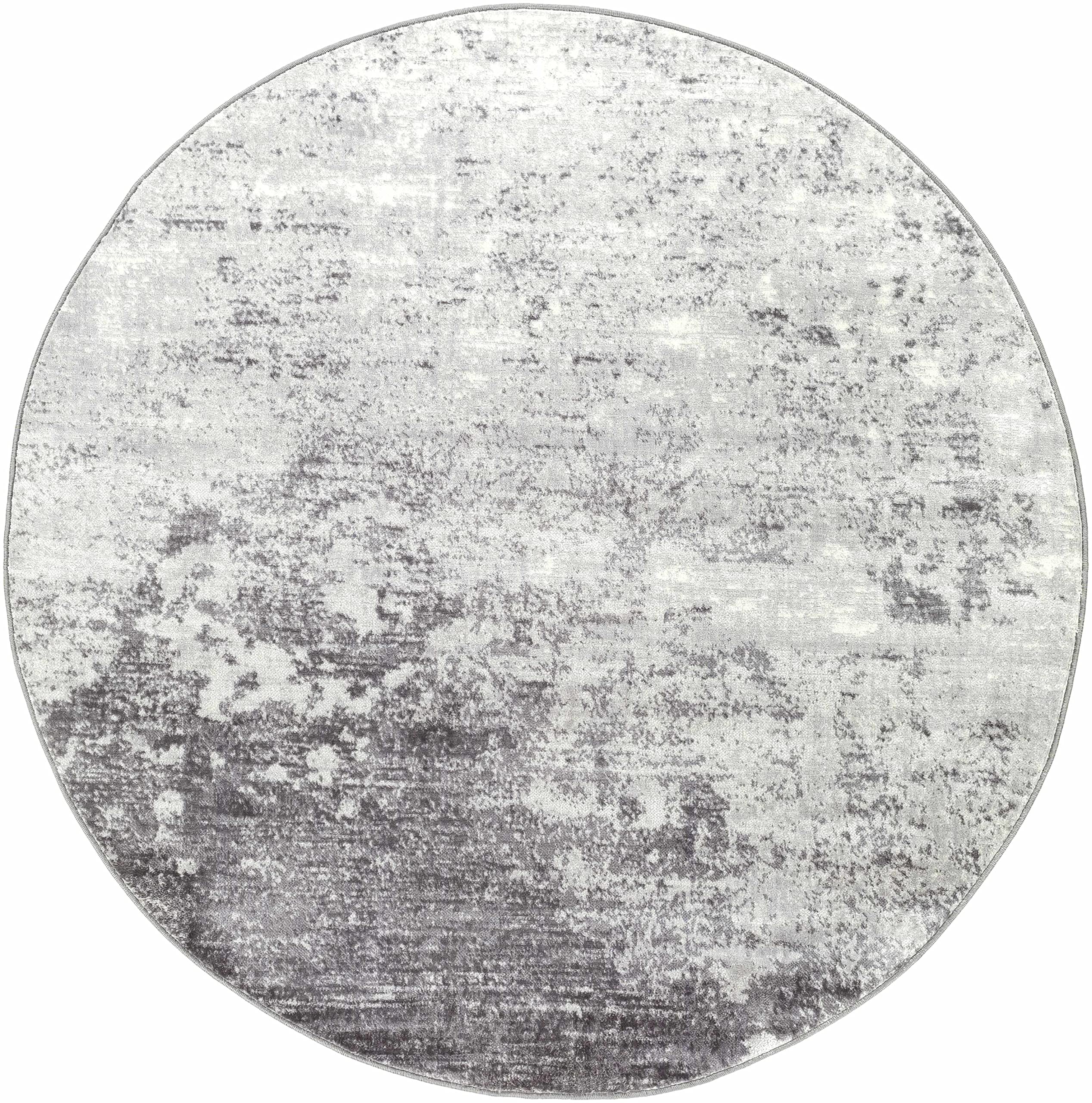 Modern Ortonville Round Area Rug 6'7