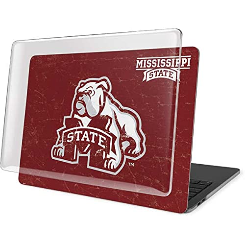 Official Mississippi State Bulldogs Distressed Skin & Case for MacBook Pro 13-inch (2020) | Protective Cover for College Laptop | Perfect for Students, Fans & Office Use