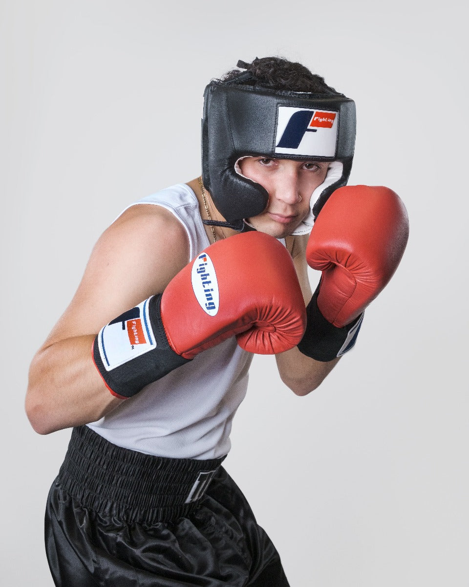 USA Boxing Competition Headgear with Cheek Protection - Premium Sparring Headgear for Training & Tournaments - Ideal for Boxing, MMA, and Martial Arts Practice