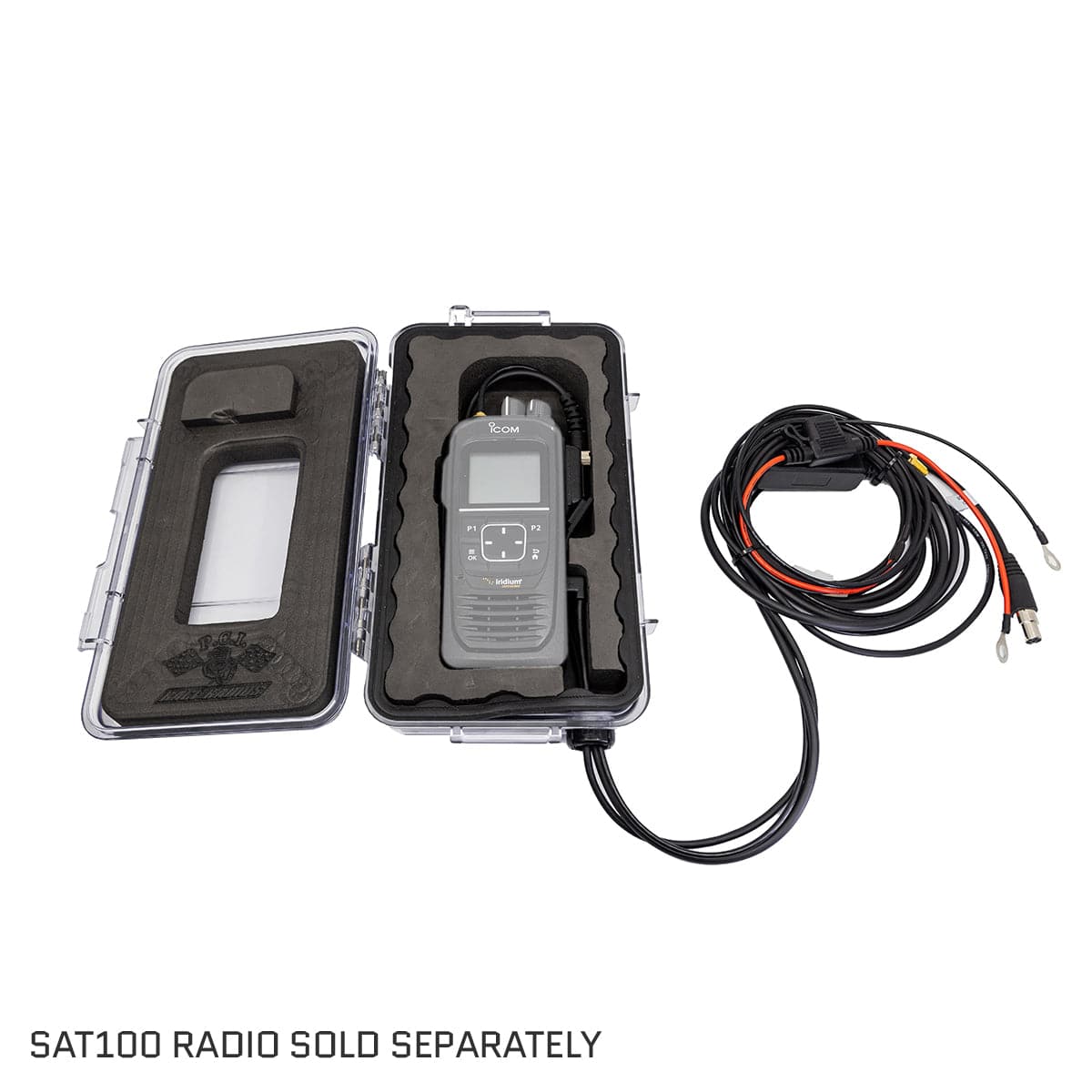 ICOM SAT100 Handheld Satellite Radio Kit for Marine, Aviation & Outdoor Adventures - Emergency Communication & GPS Tracking Device