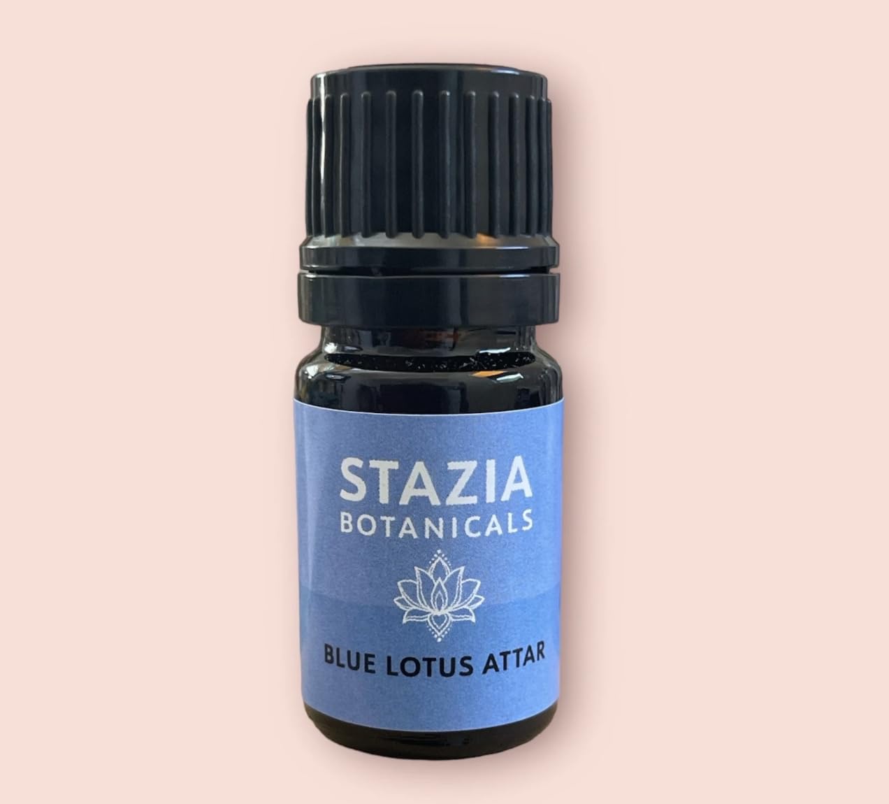 Natural Champaca Attar & Sandalwood Perfume | Pure Indian Attar Oil (5ml) with Blue Lotus Essence | for Aromatherapy, Meditation & Spiritual Practices