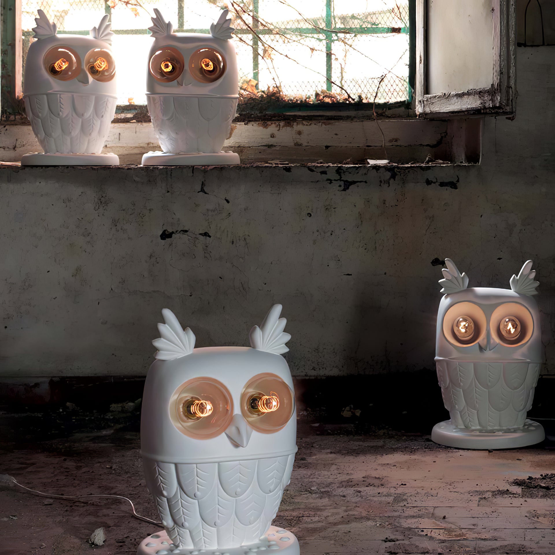 Stylish Owl Table Lamp for Bedroom & Nursery - Cute Night Light with Adjustable Brightness - Perfect for Kids Room Decor & Cozy Reading Ambiance
