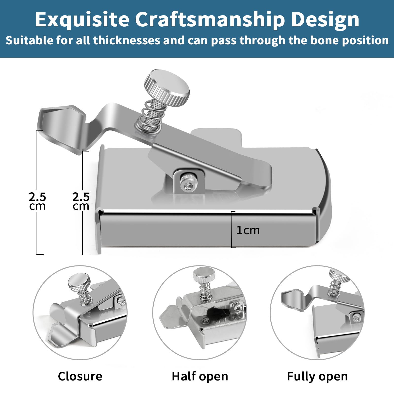 TIGARI Magnetic Seam Guide for Sewing Machine - Adjustable Magnetic Sewing Guide with Clip, Multifunctional Ruler & Hemmer Guide - Perfect for Walking Foot Sewing Machines, Quilting, Dressmaking & DIY Sewing Projects - Essential Sewing Supplies & Accessories