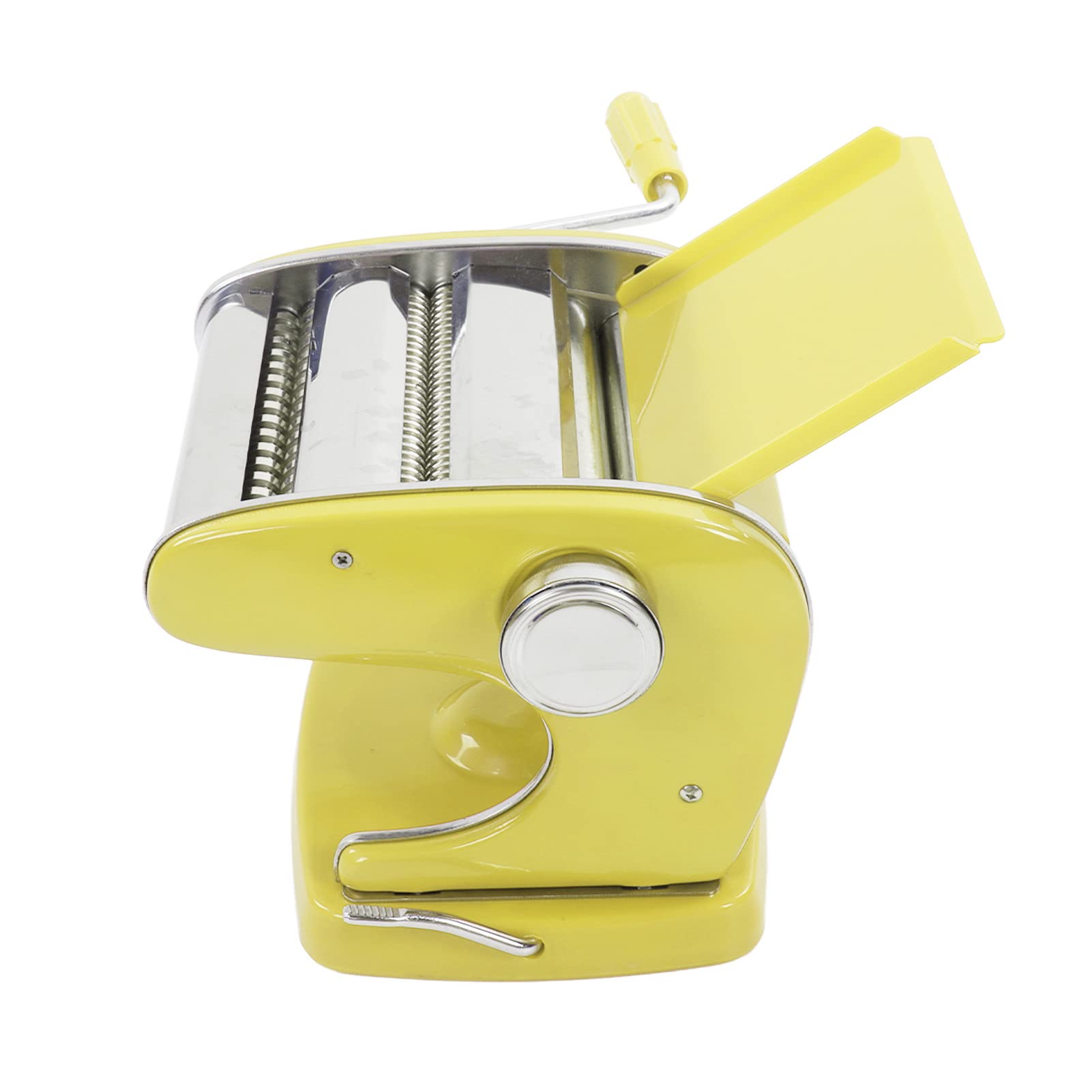Haofy Manual Stainless Steel Pasta Maker Machine - Multifunction Pasta Roller with Suction Cup & 2 Cutting Blades for Homemade Noodles, Ravioli, Lasagna | Perfect for Italian Cooking, Family Kitchen & Restaurant Use