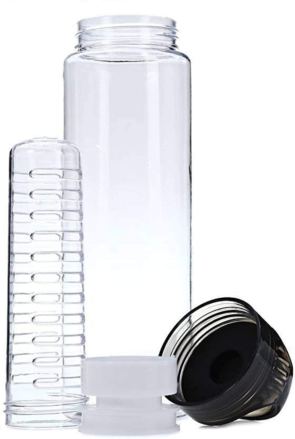 700ml Health Fruit Infuser Water Bottle - BPA Free Lemon Juice Maker with Strainer, Leakproof Sports Sipper Bottle (Multicolor) - Perfect for Gym, Yoga, Hiking & Office Hydration