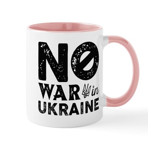 White/Pink Inside - No War In Ukraine