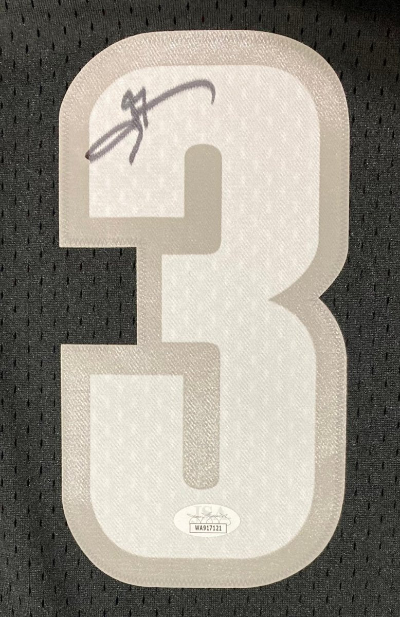 Authentic Allen Iverson Signed 1995-96 Georgetown Hoyas M&N College Vault Jersey with JSA ITP COA - Perfect for NBA Memorabilia Collectors & Basketball Fans Display