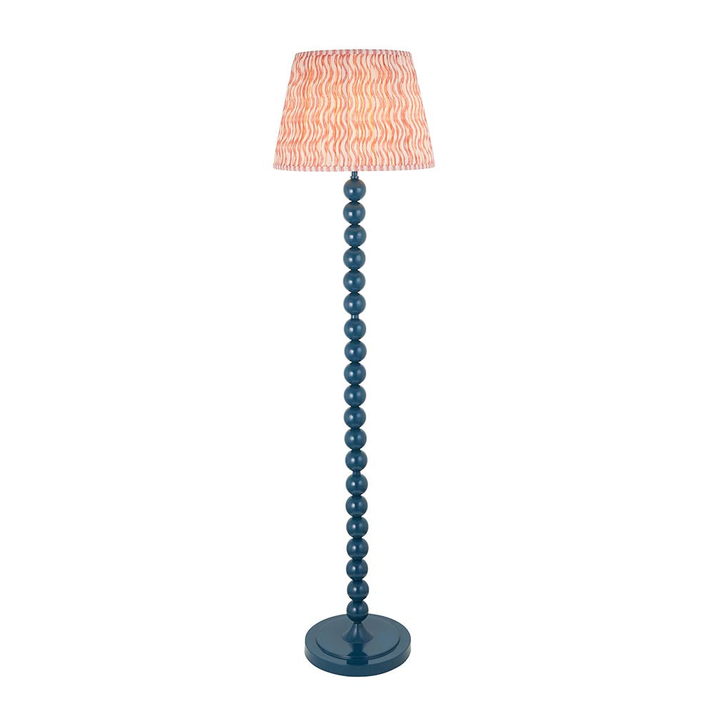 Auralis Ripple Floor Lamp with E27 Socket - Modern LED Standing Light for Living Room, Bedroom & Office - Adjustable Height in Multiple Finishes (Black, White, Bronze) - Perfect for Ambient Lighting & Home Decor