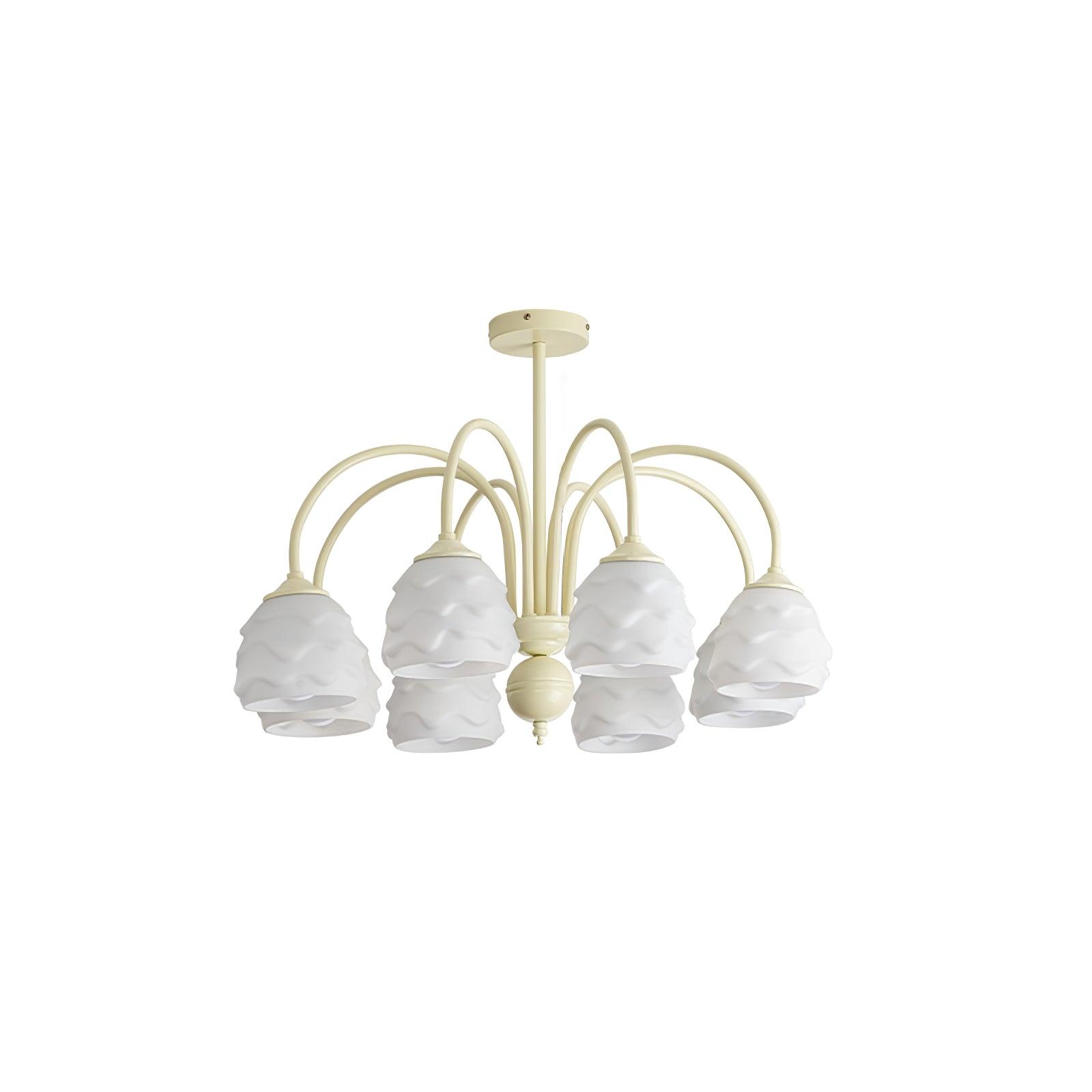 Creamy & White glass
