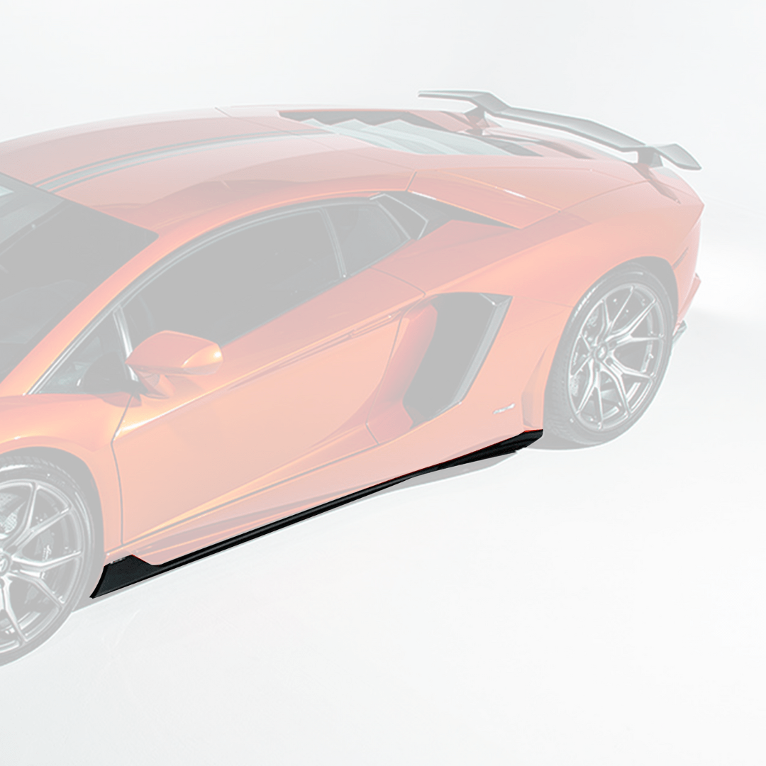 Lamborghini Aventador Zaragoza Edition Carbon Fiber Aero Side Blades - High Performance Car Body Kit for Racing & Show Cars