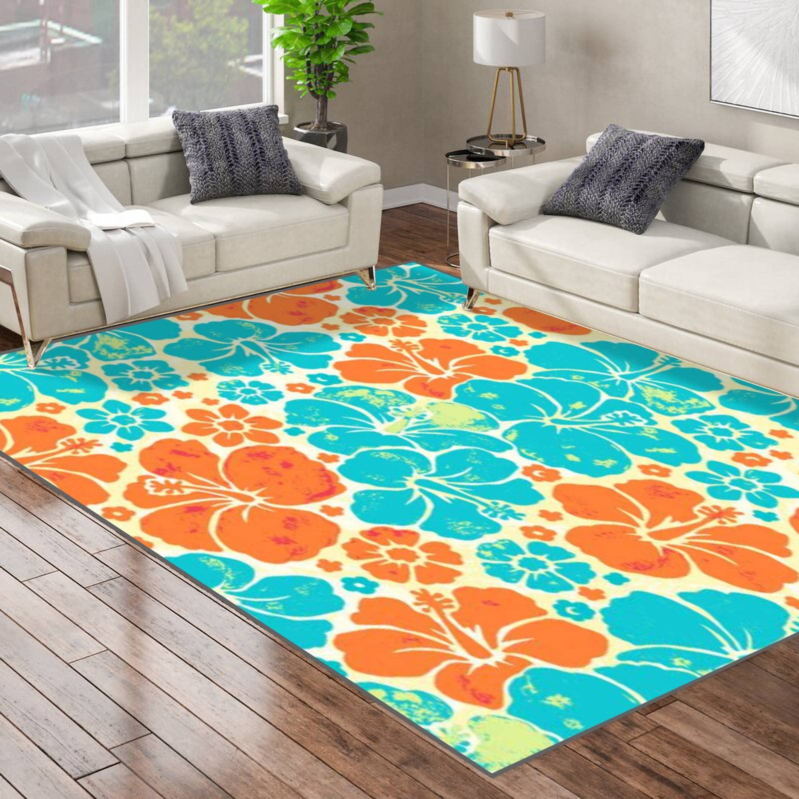 Non-Slip Area Runner Rug - Seamless Surf Stock Carpet for Yoga, Playmat, Indoor Floor Cover - Perfect for Home, Bedroom, Nursery & Living Room - Great as Patio Door Mat for Enhanced Safety & Comfort