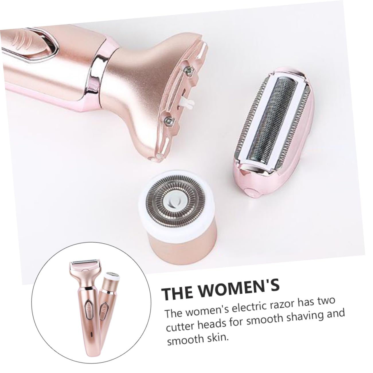 Painless Hair Trimmer for Women - Armpit & Body Hair Removal at Home