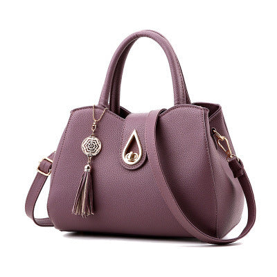 Luxury Designer Women's Handbag with Tassel - Top Handle & Shoulder Messenger Bag for Women - Elegant Fashion Accessory for Work, Travel & Evening Events