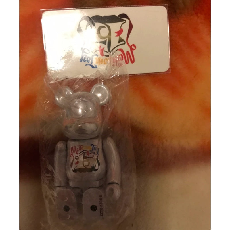 MEDICOM TOY Bearbrick Series 22 SUPER Secret 15th Anniversary 100% Collectible Vinyl Art Figure - Perfect for Display, Gifts & Anime Collections