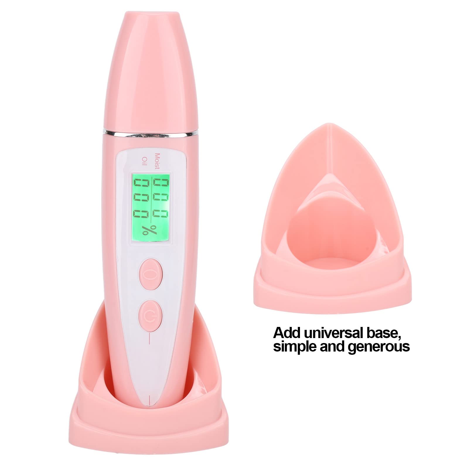 Digital Skin Analyzer Pen - Portable LCD Skin Moisture & Oil Tester for Face & Body | Accurate Home Beauty Care Device | Perfect for Skincare Routine, Spa Treatments & Dermatology Use
