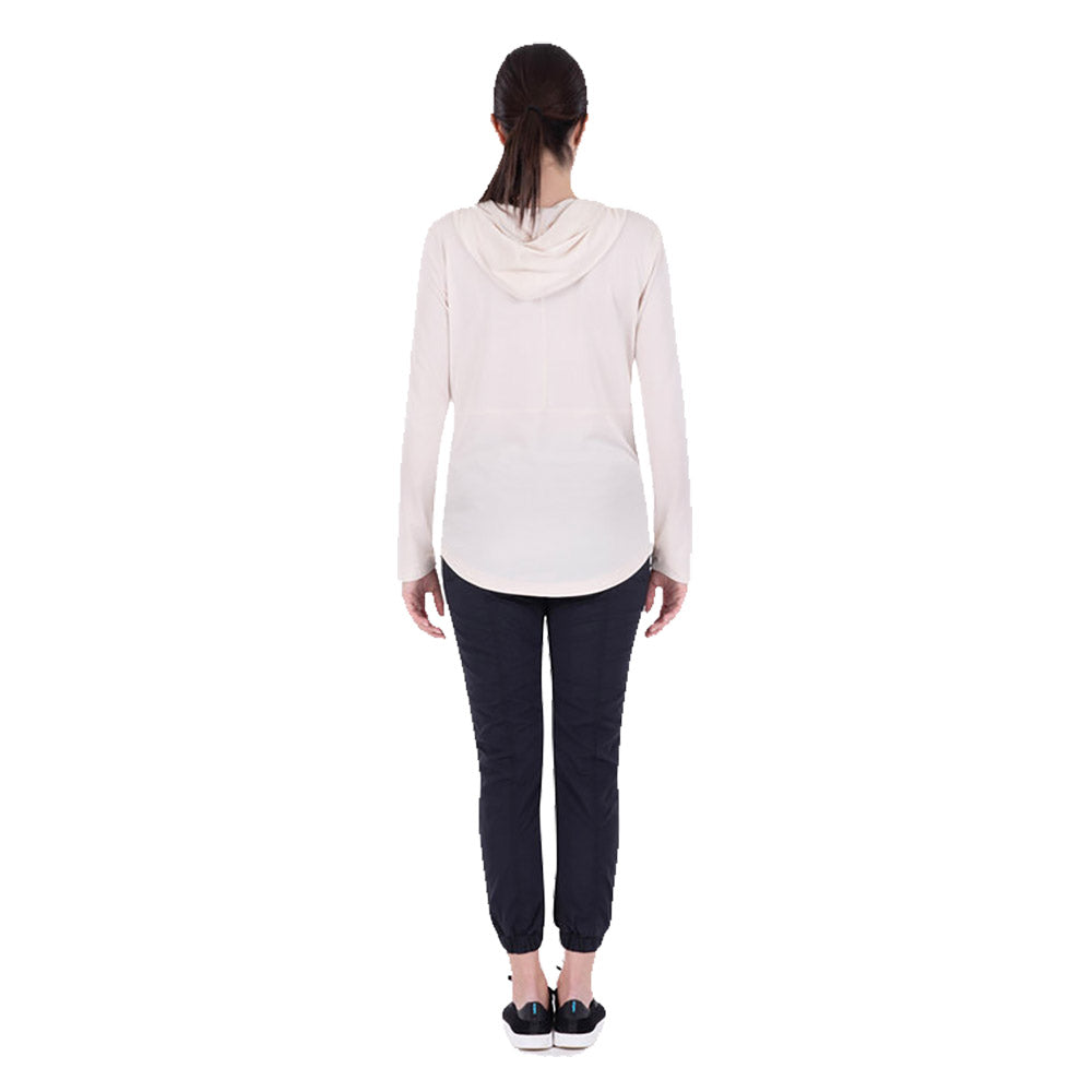 Indygena Olga Quick-Dry Women's Hoodie - Lightweight & Breathable Knit Pullover for Yoga, Running & Outdoor Activities