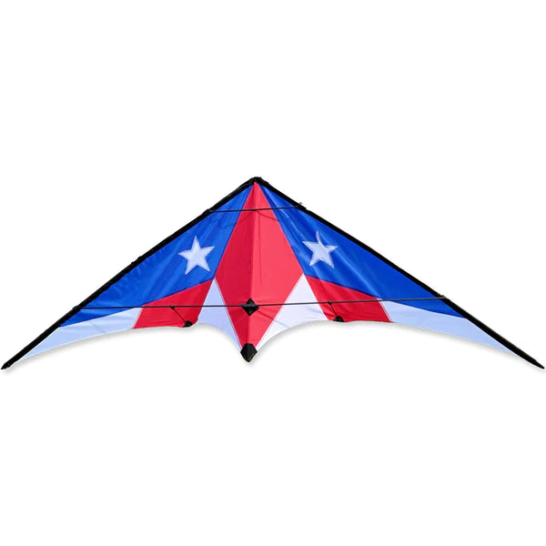 Patriotic Raptor Sport Kite - High Performance Stunt Kite for Outdoor Fun - Perfect for Beach, Park, and Backyard Flying - Great Gift for Kids and Adults