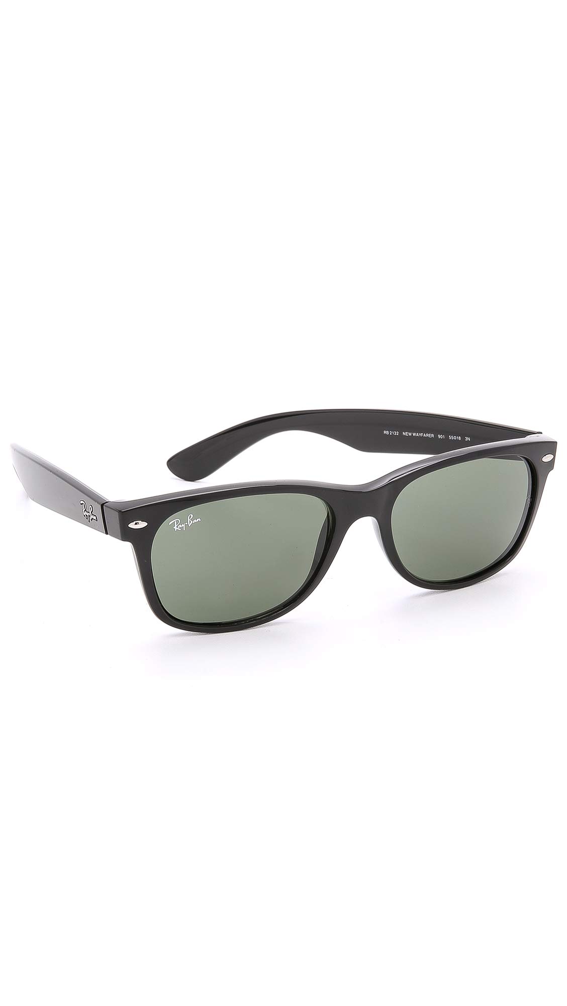 Ray-Ban Men's New Wayfarer Classic Sunglasses - Polarized UV Protection Aviator Style - Perfect for Driving, Beach & Outdoor Activities