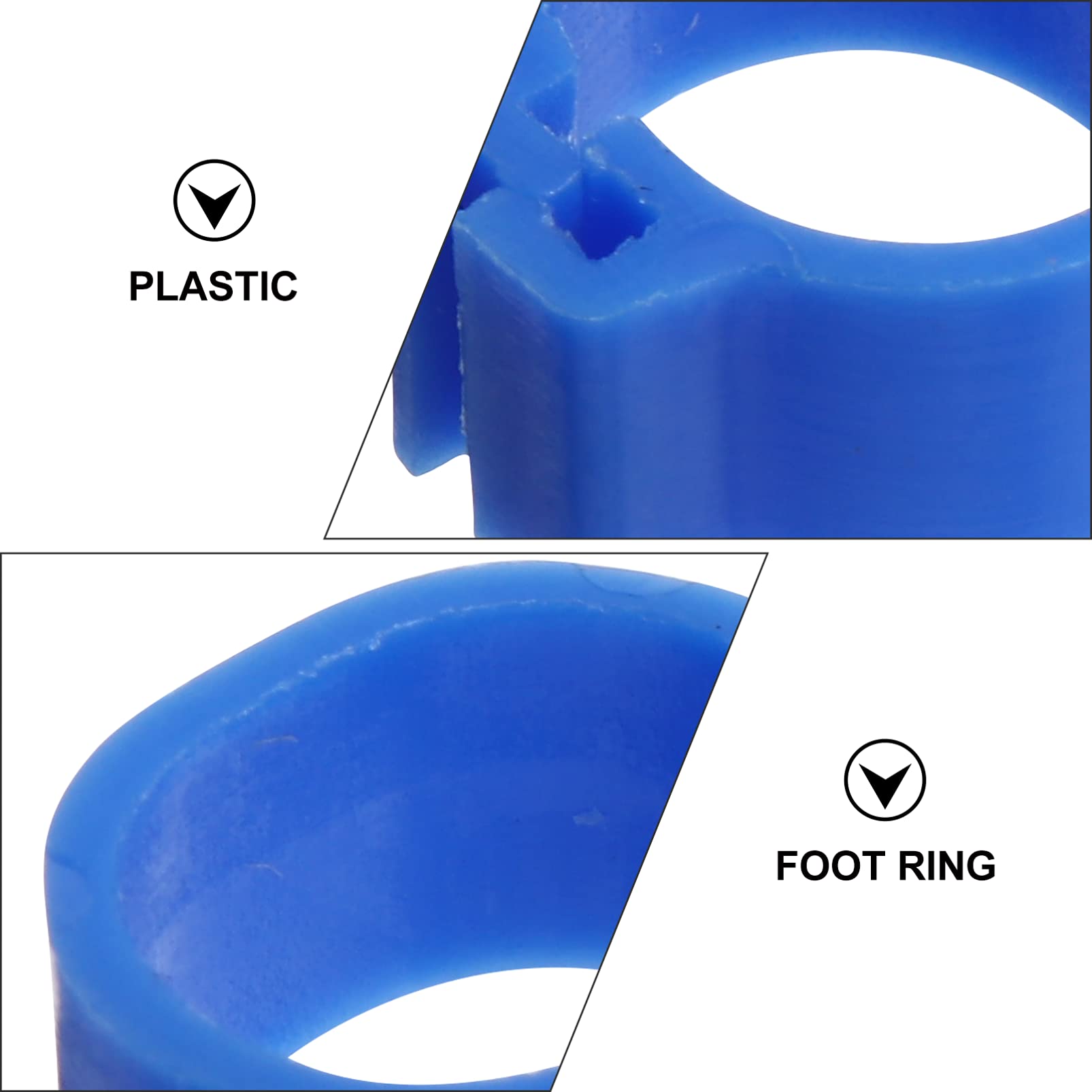 Balacoo 200 Pcs Plastic Pigeon Leg Bands - Adjustable Bird Leg Rings for Pigeons, Quails & Chickens | Durable Pet Bird Supplies for Identification & Tracking | Ideal for Pigeon Racing, Breeding & Poultry Farming