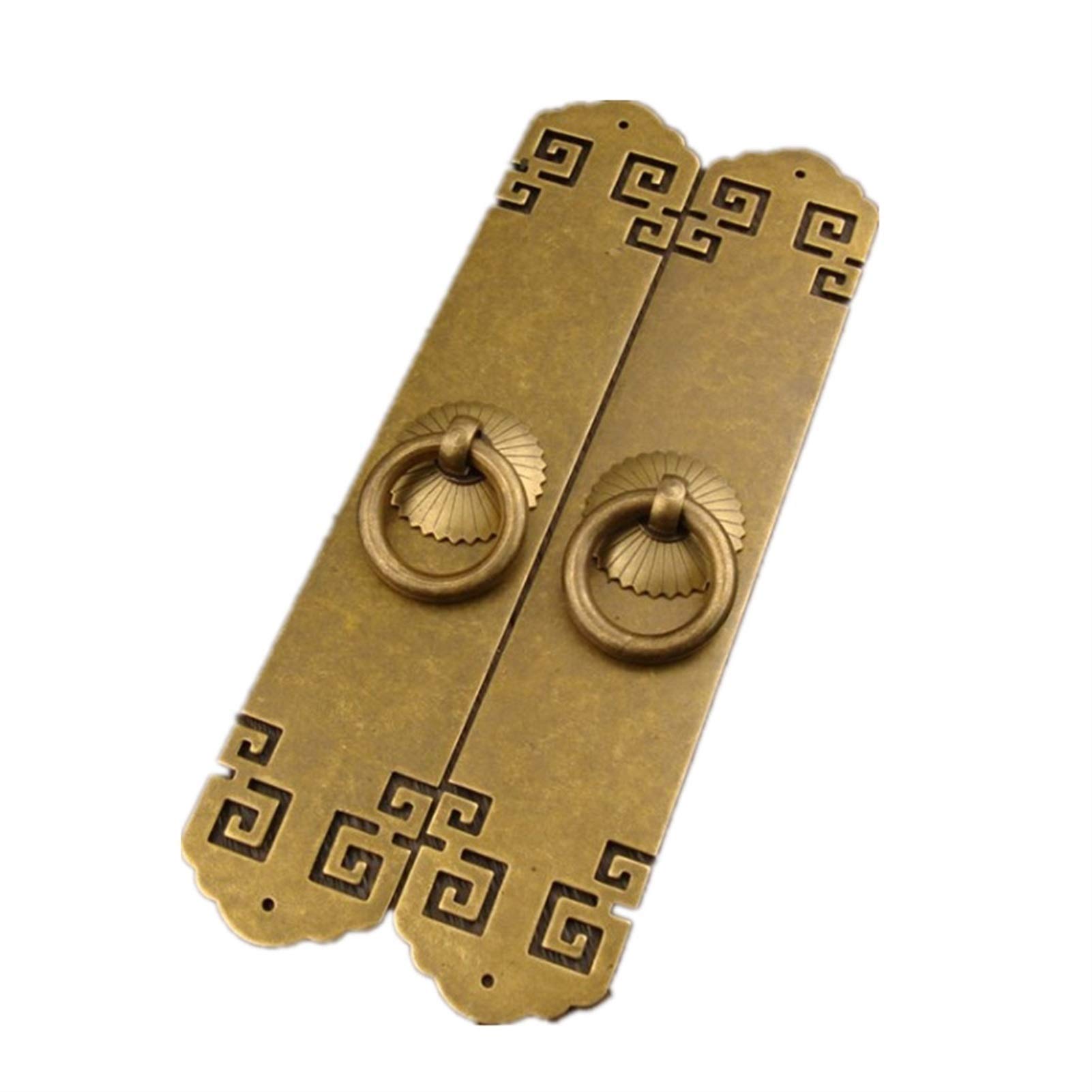 Antique Bronze Door Handle - 13Cm Pure Copper for Cabinets & Side Doors | Durable Home Decor