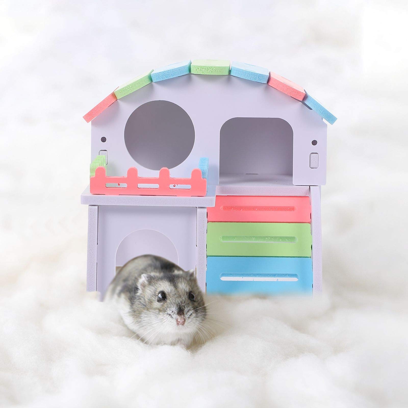 Mini Hamster House - Cozy Pet Sleeping Bed for Hedgehogs & Small Pets - Perfect for Play & Rest