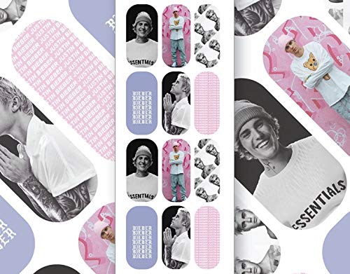 Hollywood Celebrities Nail Decals - Nipsey, Cardi B, Meg, Marilyn, Snoop Dogg, Tupac Inspired Nail Art Stickers & Water Slide Transfers - Premium Nail Decoration Kit (Medium) - Perfect for Parties, Salons & DIY Nail Art Enthusiasts