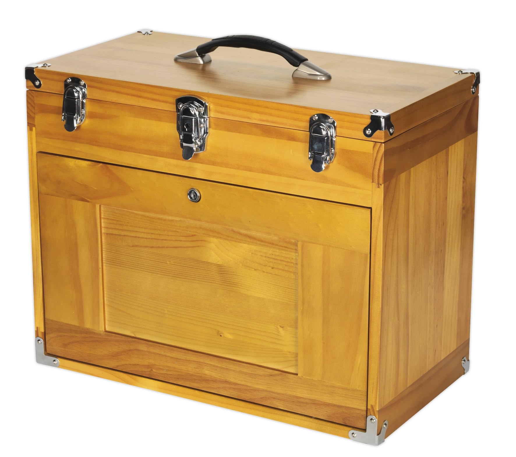 Sealey AP1608W 8-Drawer Machinist Toolbox - Heavy Duty Steel Tool Chest for Mechanics & DIY - Perfect for Garage, Workshop & Auto Repair