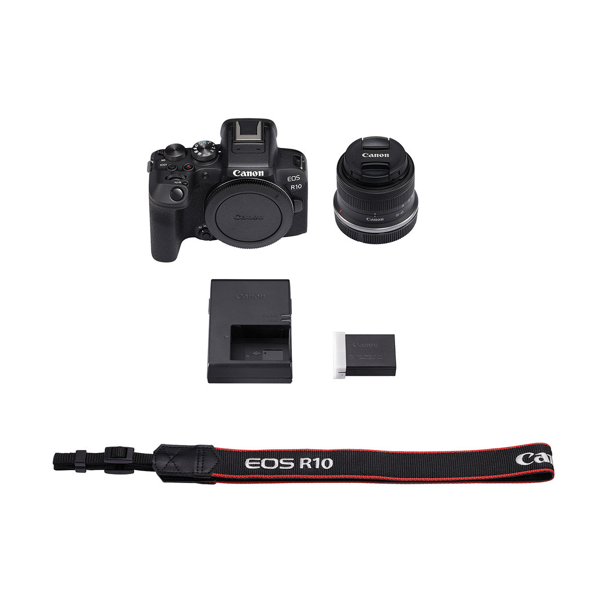Canon EOS R10 Mirrorless Digital Camera with RF-S 18-45mm Lens Kit - Open Box | Perfect for Travel Photography, Vlogging & Content Creation