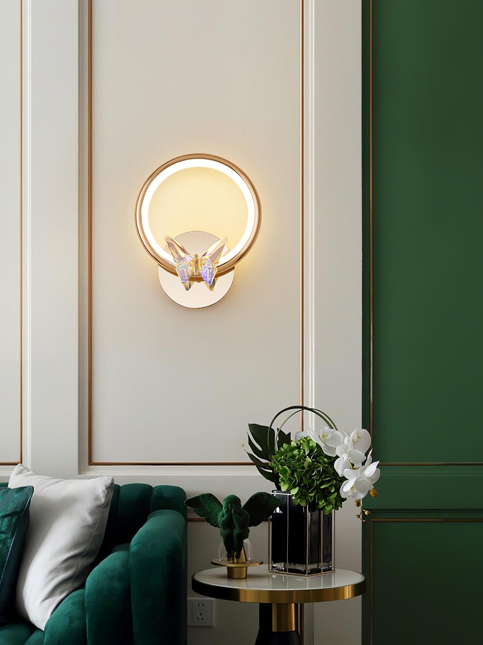 Enchanted Butterfly Wall Light - LED Night Light for Kids Room, Nursery, Bedroom Decor - Creates a Dreamy & Soothing Ambiance for Relaxation & Sleep