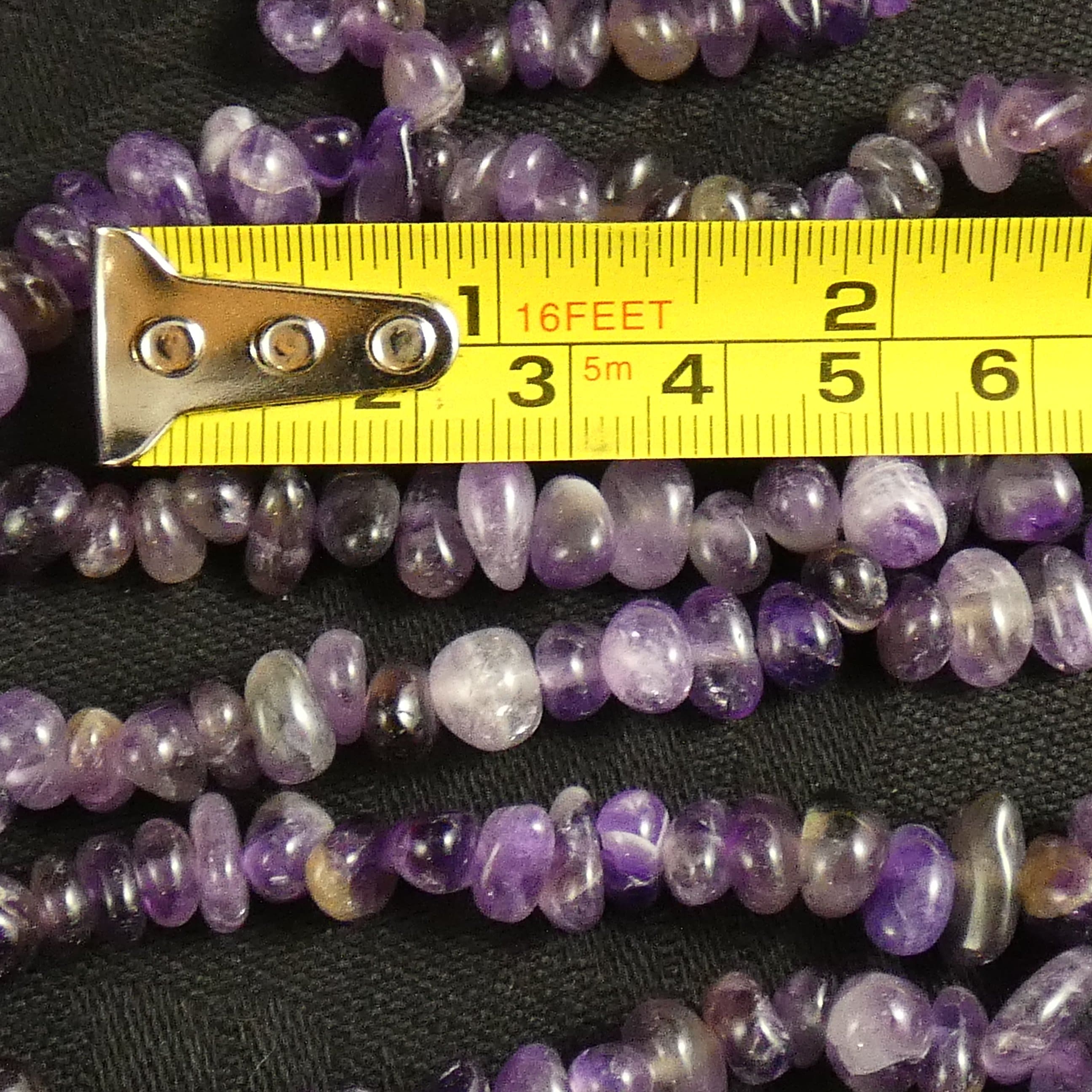 Natural Amethyst Tumbled Chip Beads for Jewelry Making - 6mm 8mm 10mm Sizes - Bulk Wholesale Gemstone Beads for DIY Bracelets, Necklaces & Healing Crystal Crafts