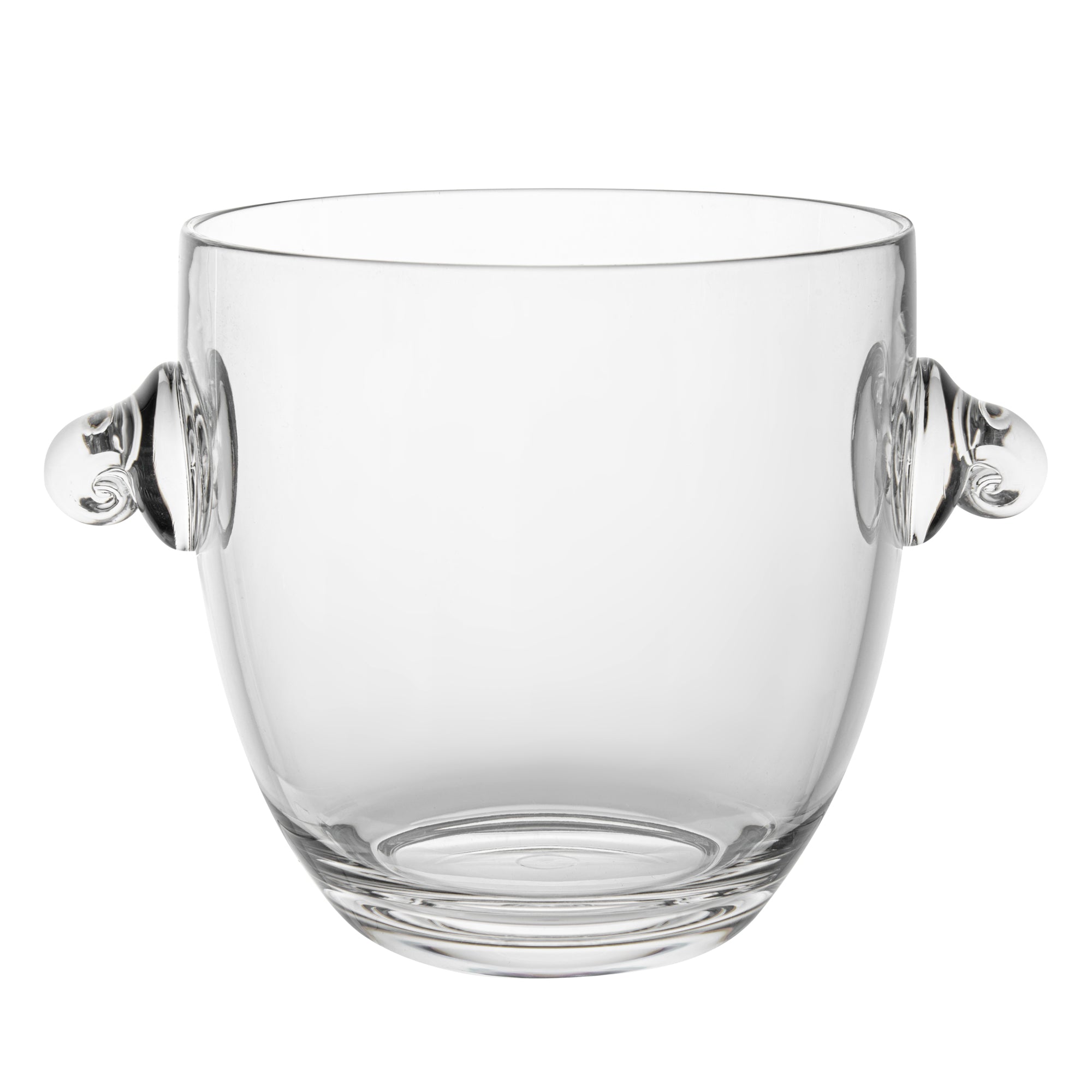 Bar Lux 5.3 Quart Clear Plastic Ice Bucket & Champagne Cooler - 11.75