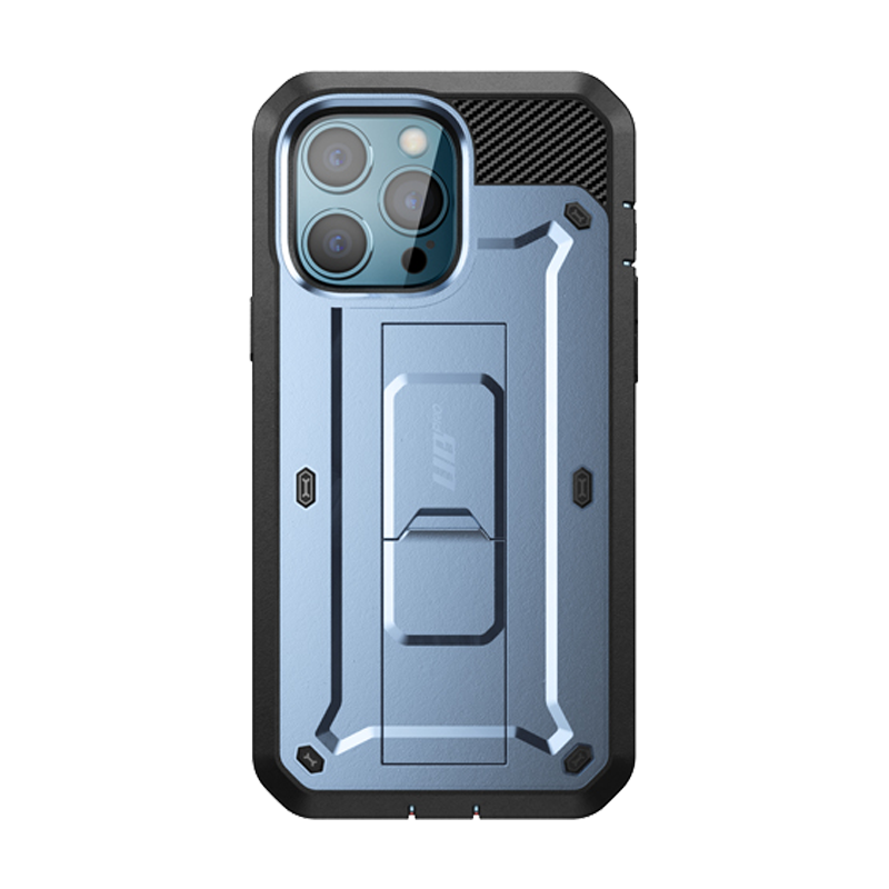iPhone 13 Pro Max 6.7 inch Unicorn Beetle Pro Rugged Case - Shockproof & Drop Protection - Metallic Blue - Perfect for Outdoor Adventures & Extreme Sports