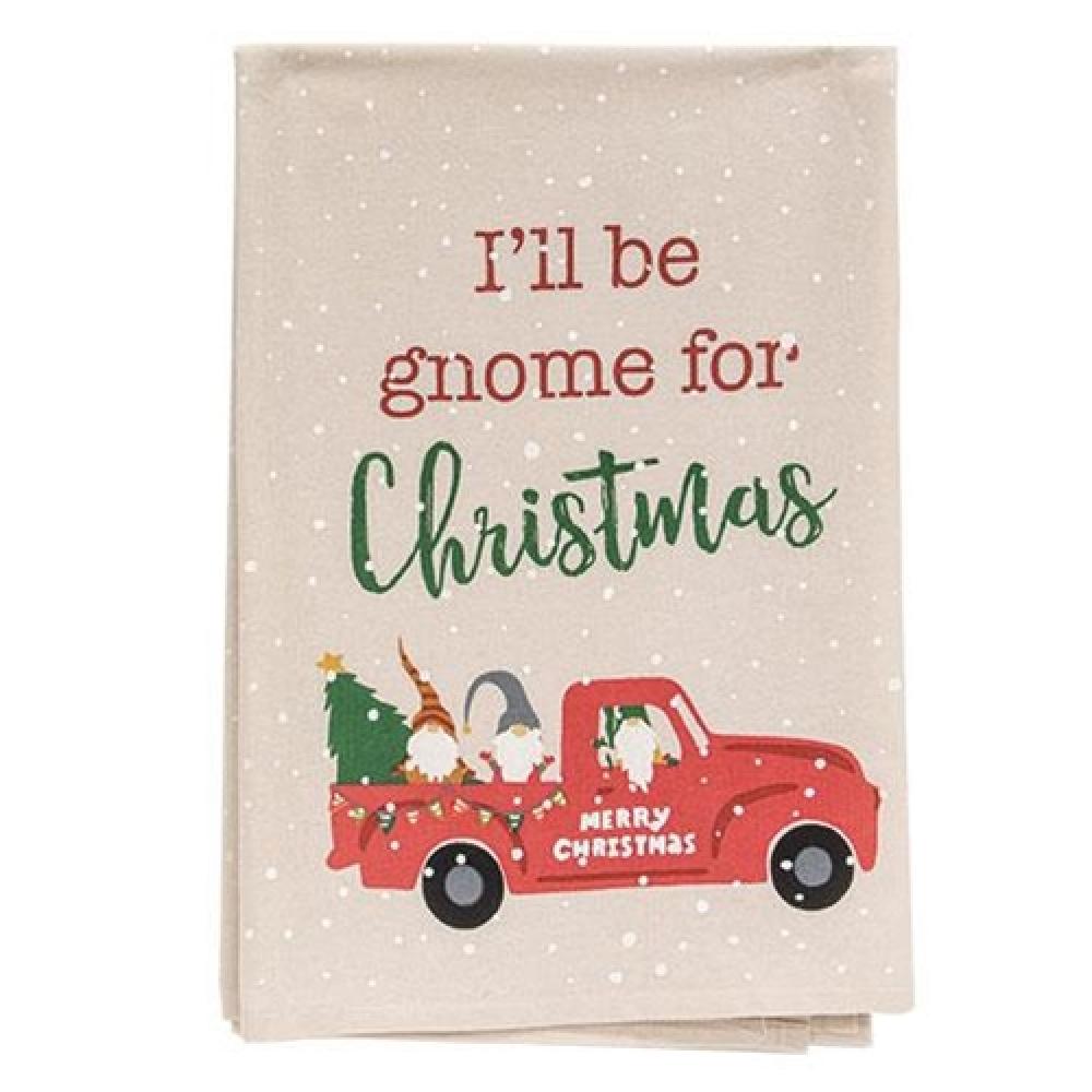 Christmas Gnome Dish Towel - Festive Holiday Kitchen Towel for Baking, Cooking & Decor - Perfect for Christmas Gifts & Home Decor