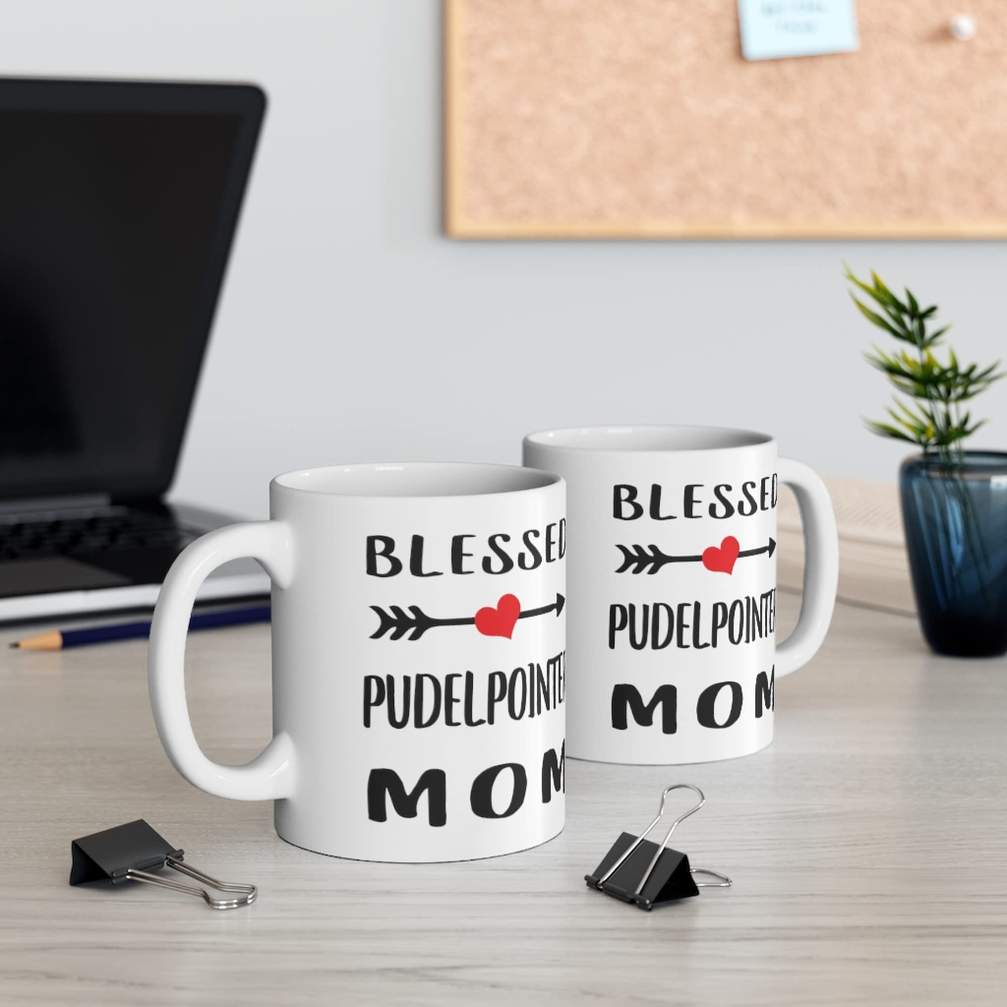 Blessed Pudelpointer Mom Coffee Mug - Funny Gifts for Women, Christmas 2024 Present - 11 Oz White Ceramic Cup - Perfect for Dog Lovers, Mother's Day, Birthday & Office Use
