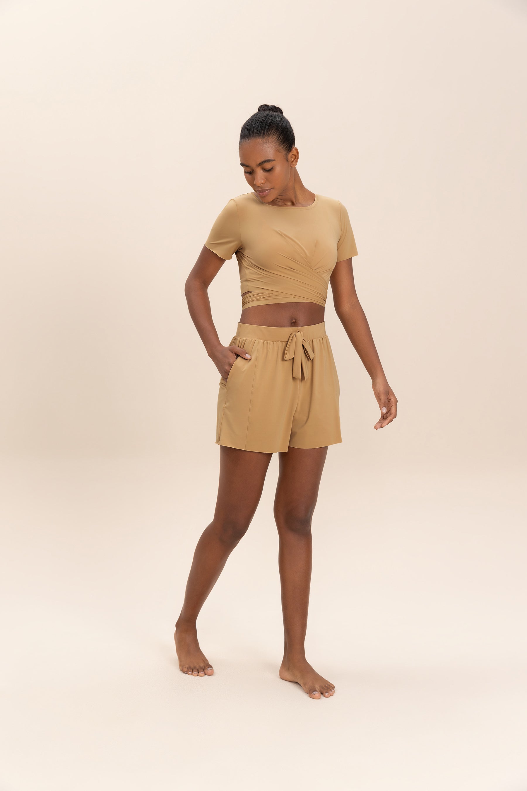 Wide Crossed Top for Women - Stylish Comfortable Casual Wear for Everyday Outfits | Perfect for Work, Dates & Weekend Outings